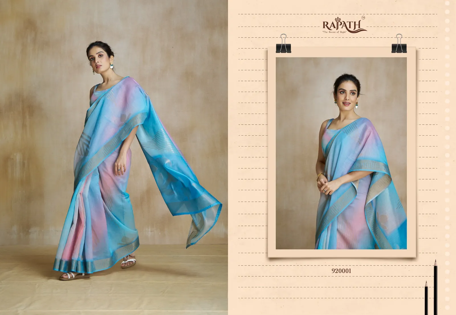 Fancy Silk Wedding Saree Watermelon Silk