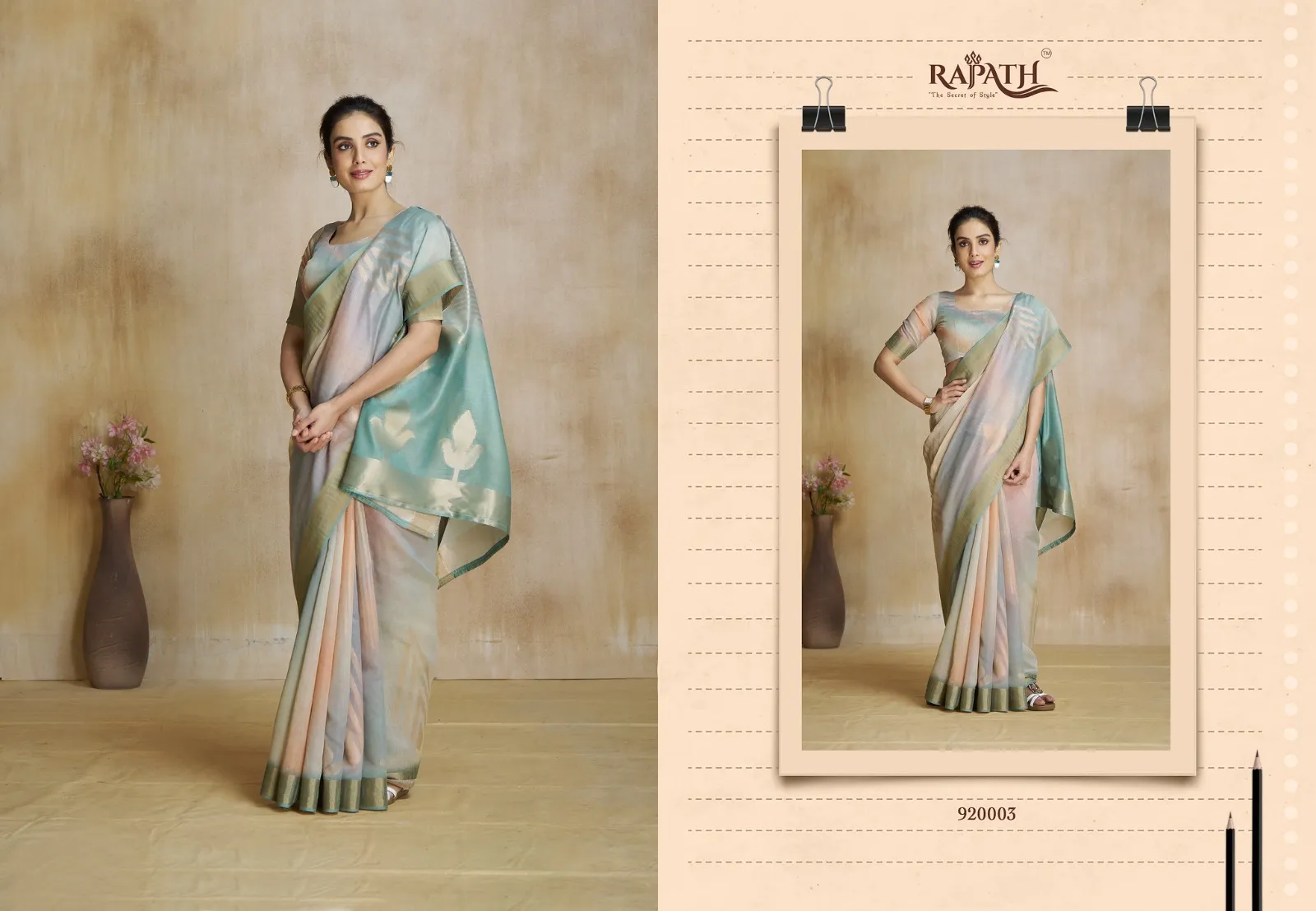 Fancy Silk Wedding Saree Watermelon Silk