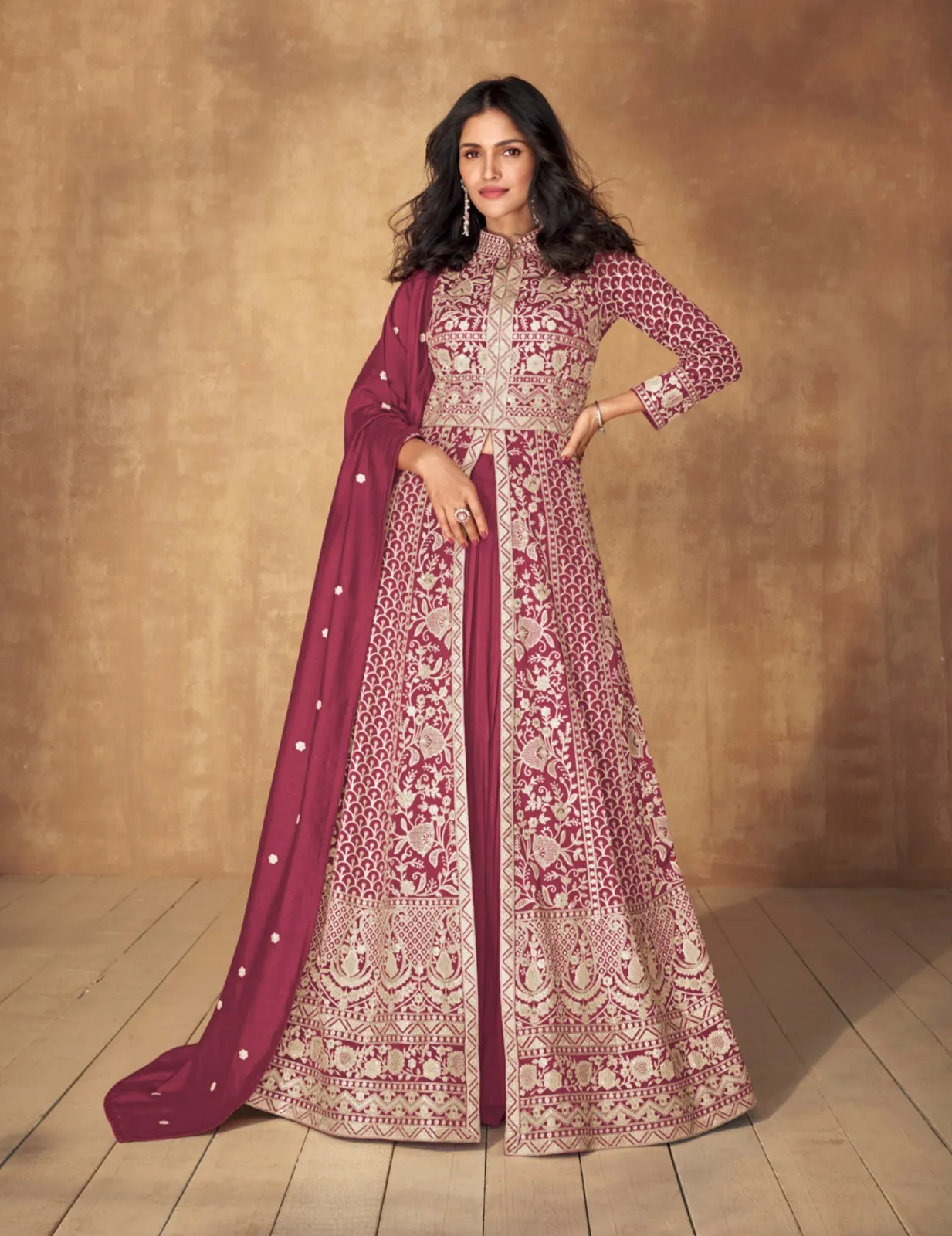 Fancy Wedding Wear Anarkali Suit Mahira