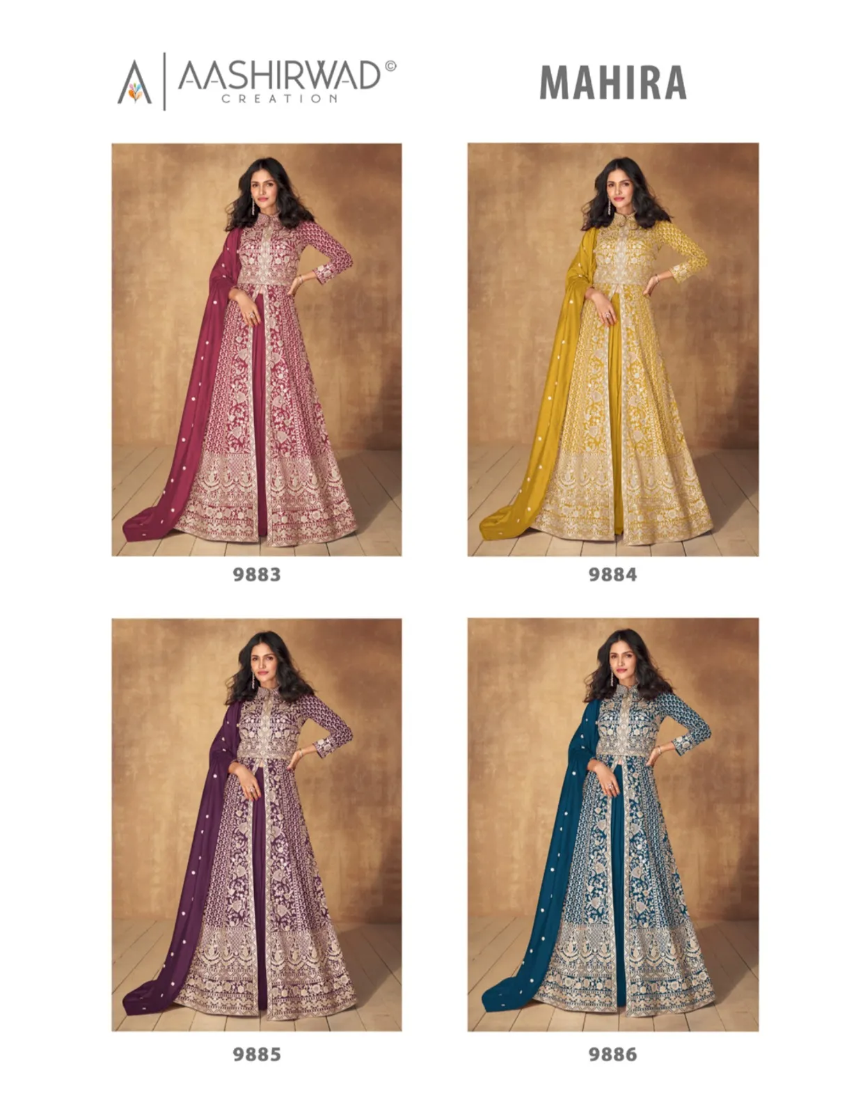 Fancy Wedding Wear Anarkali Suit Mahira