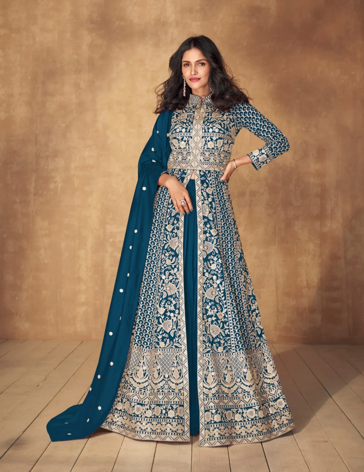 Fancy Wedding Wear Anarkali Suit Mahira