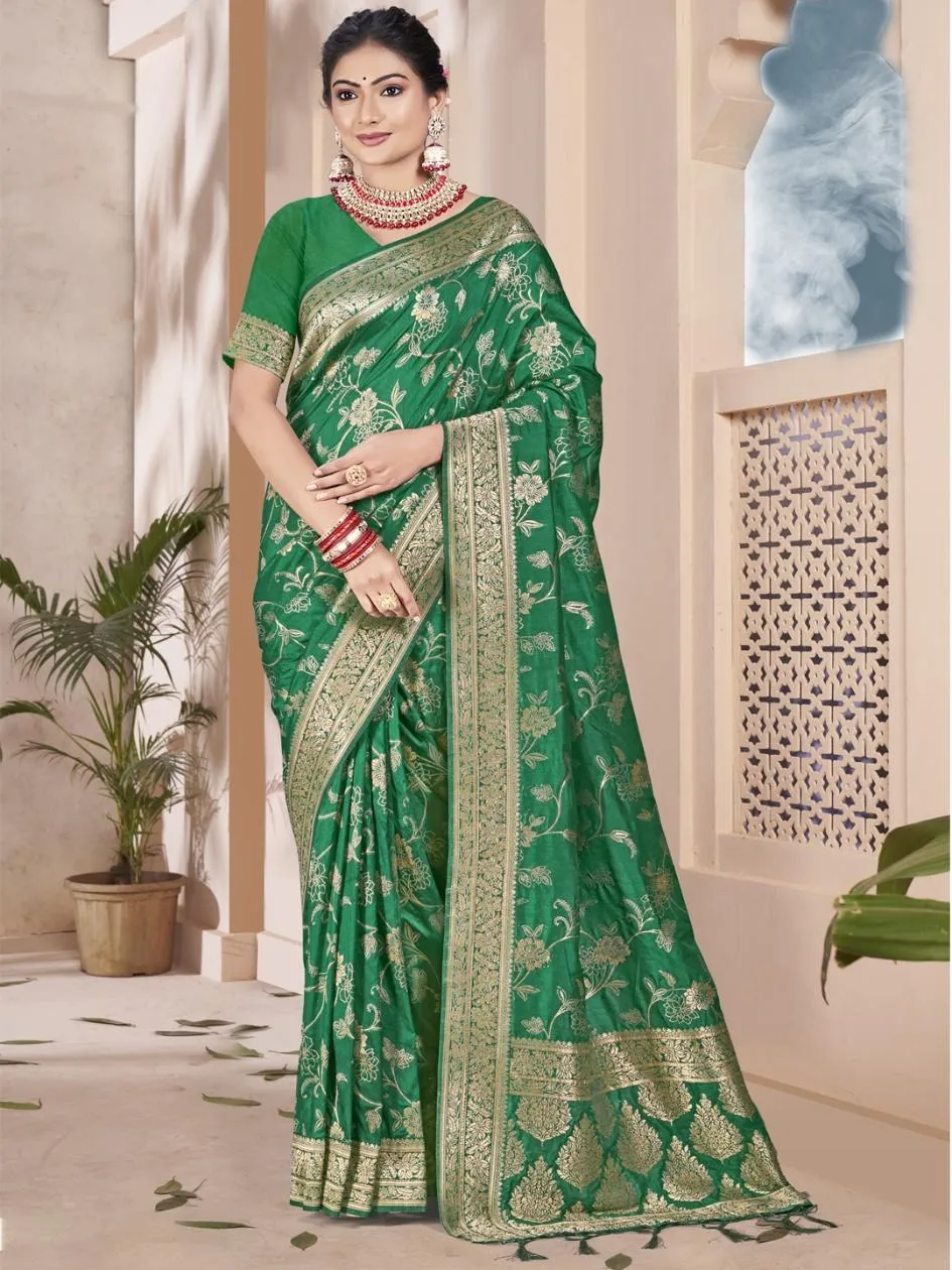 Festive Wear Cotton Silk Ethnic Saree Bunawat Kamdhenu Vol-09