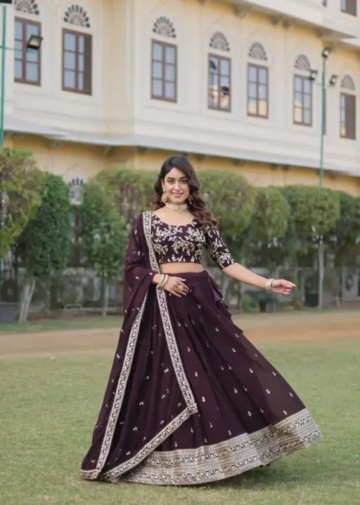 Festive Wear Embroidered Lehenga Choli