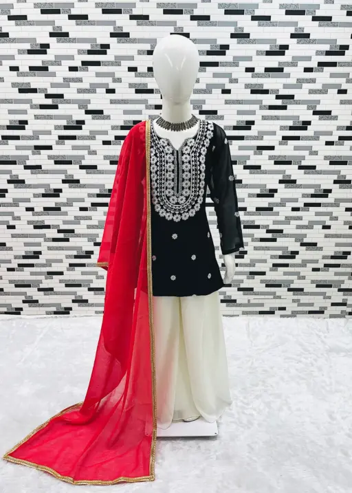 Festive Wear Kids Sharara Suit