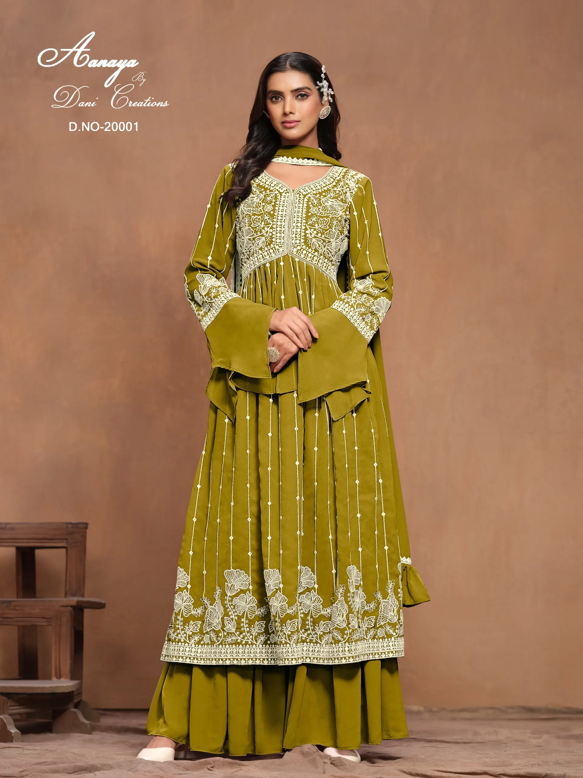 Georgette Long Salwar Suit Aanaya Vol200