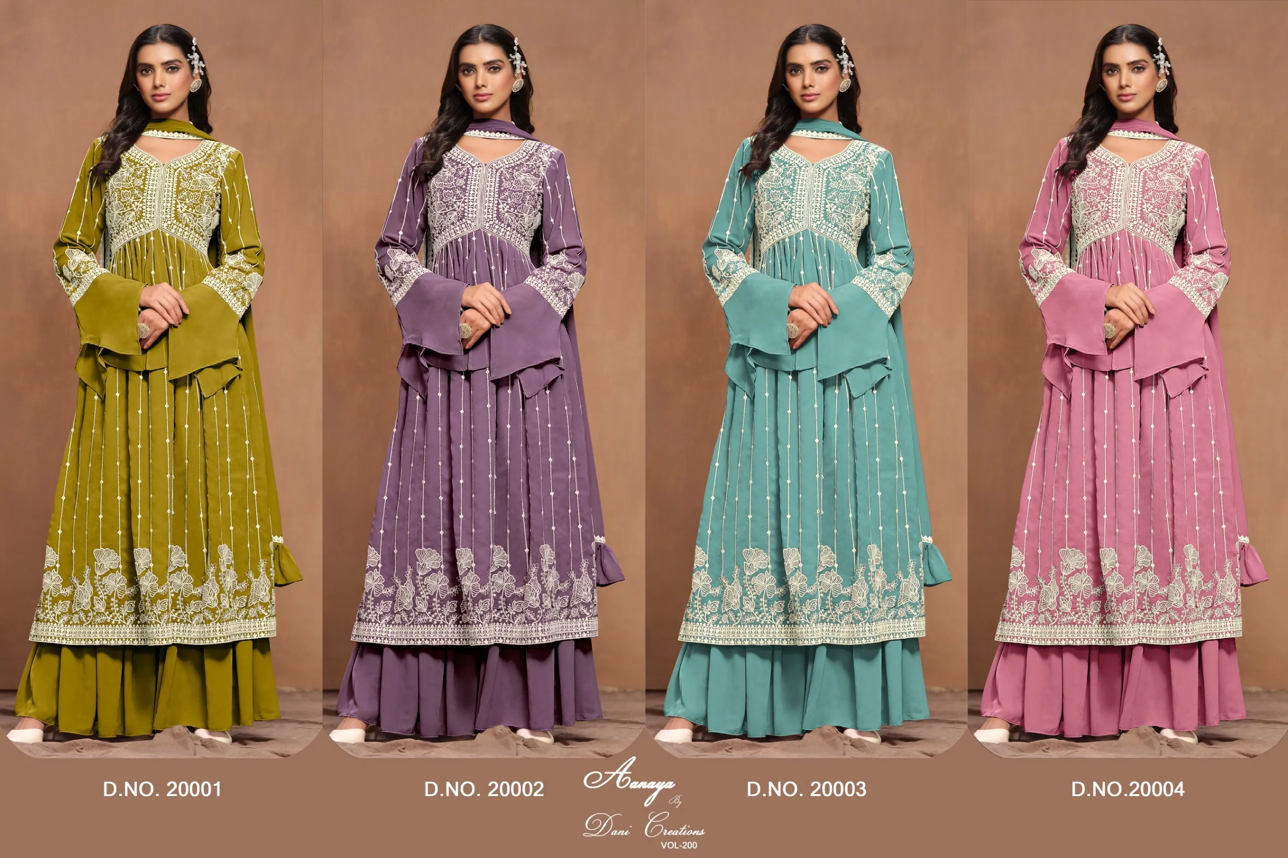 Georgette Long Salwar Suit Aanaya Vol200