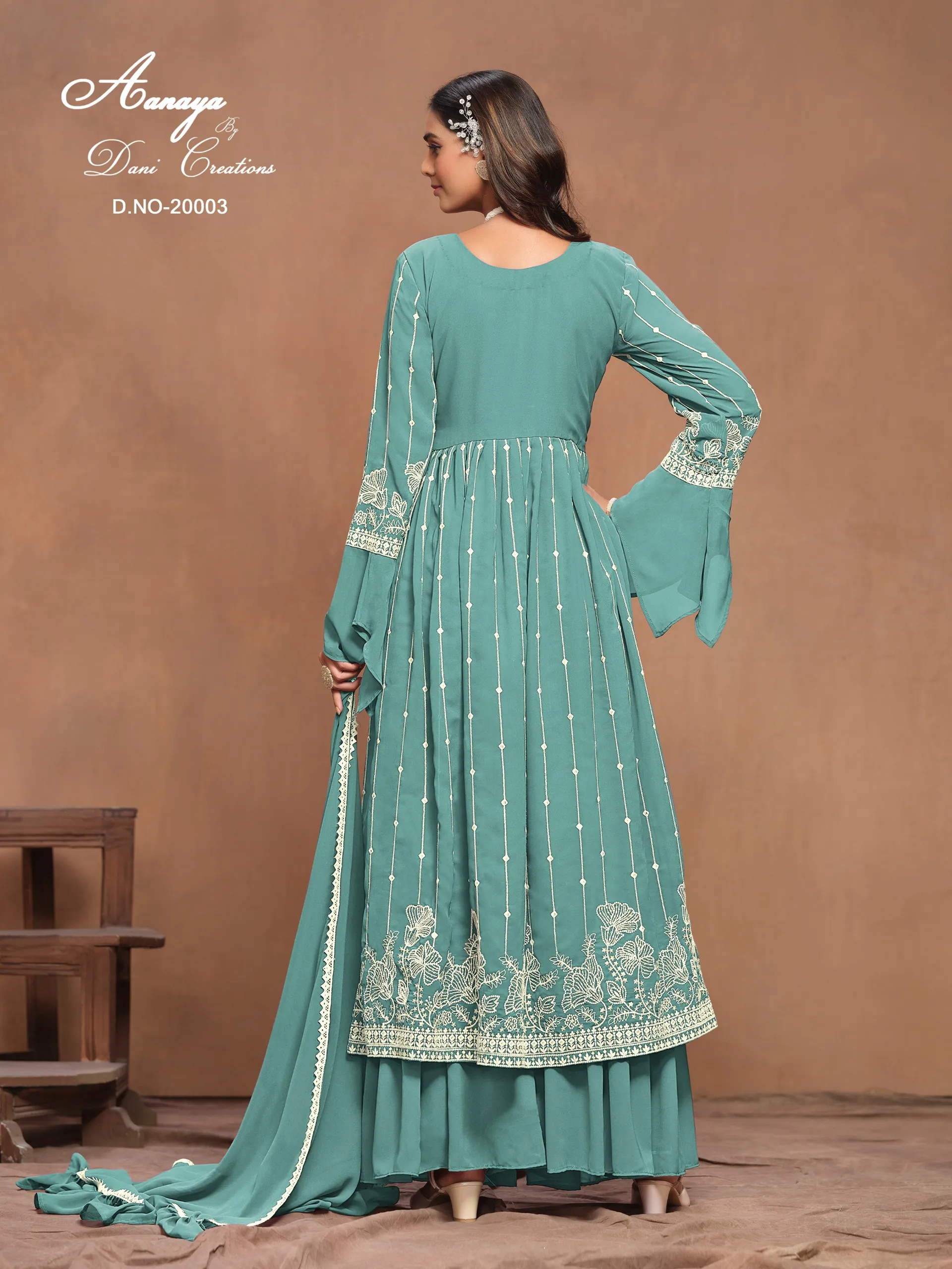 Georgette Long Salwar Suit Aanaya Vol200