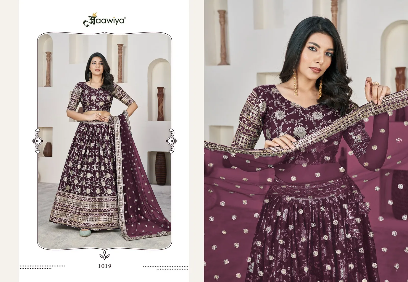 Jacquard Wedding Wear Lehenga Choli Aalisha Vol–01
