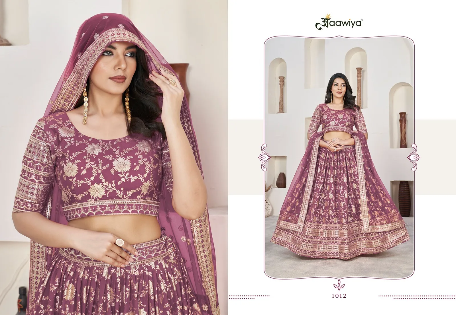 Jacquard Wedding Wear Lehenga Choli Aalisha Vol–01