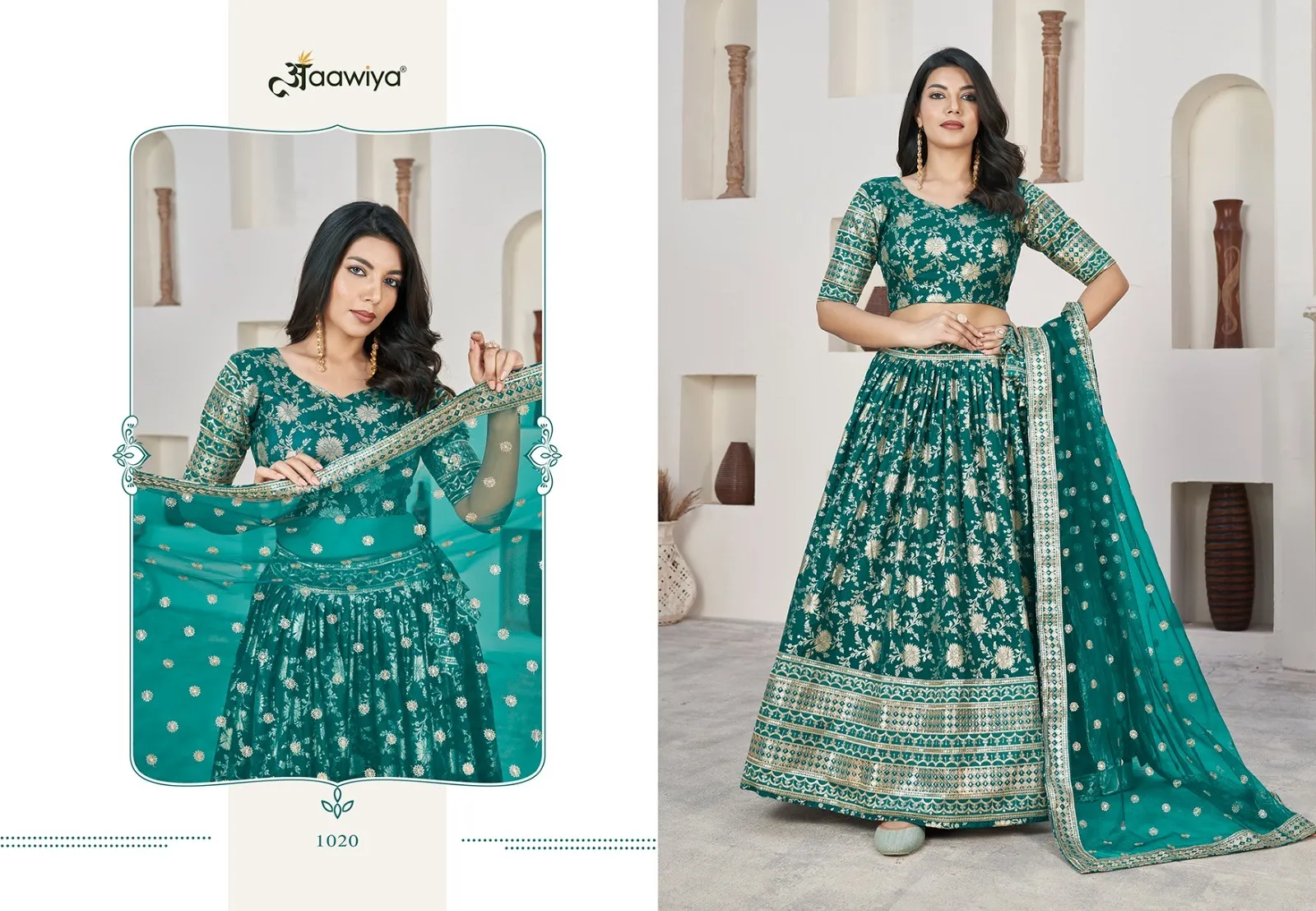 Jacquard Wedding Wear Lehenga Choli Aalisha Vol–01