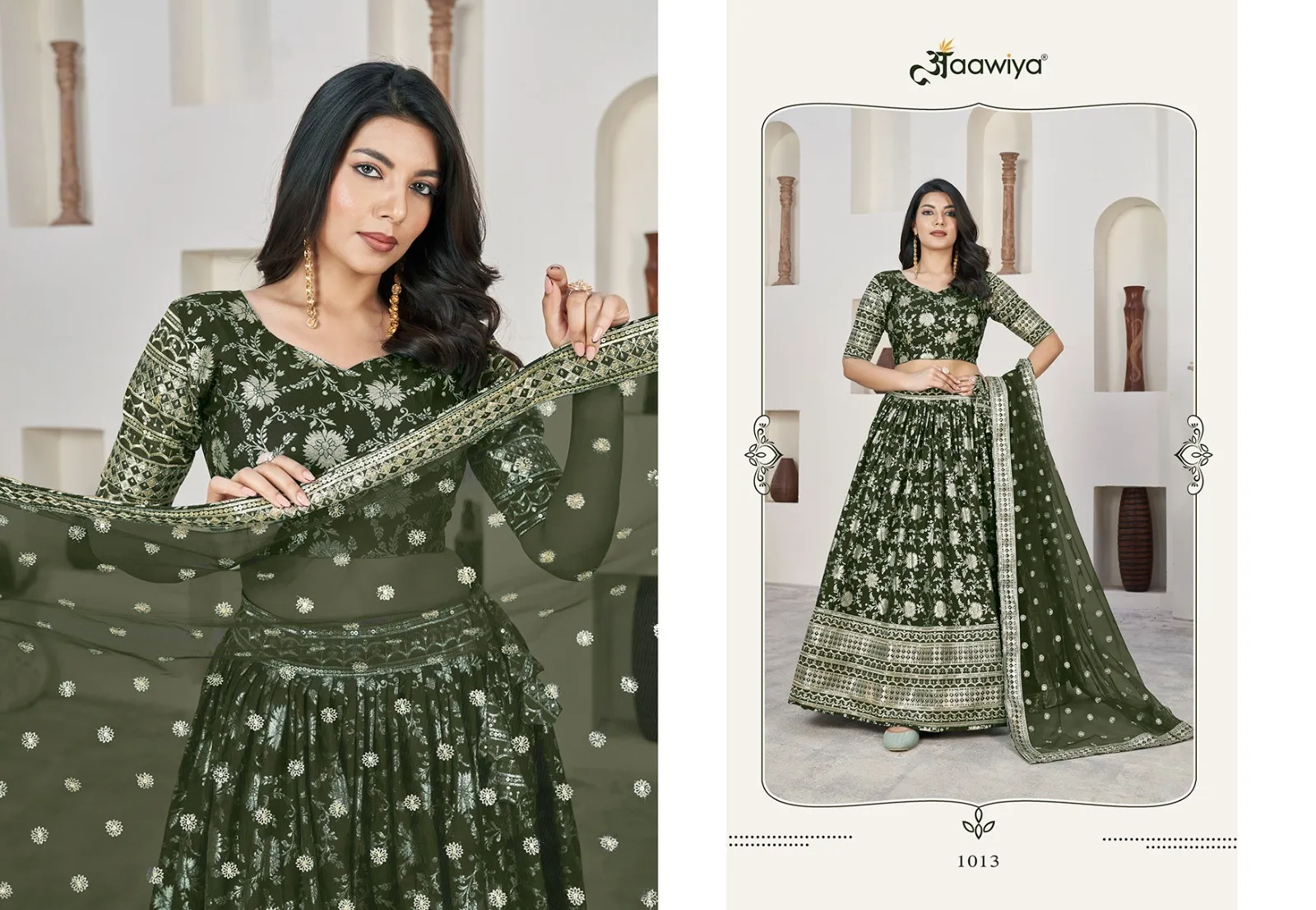 Jacquard Wedding Wear Lehenga Choli Aalisha Vol–01