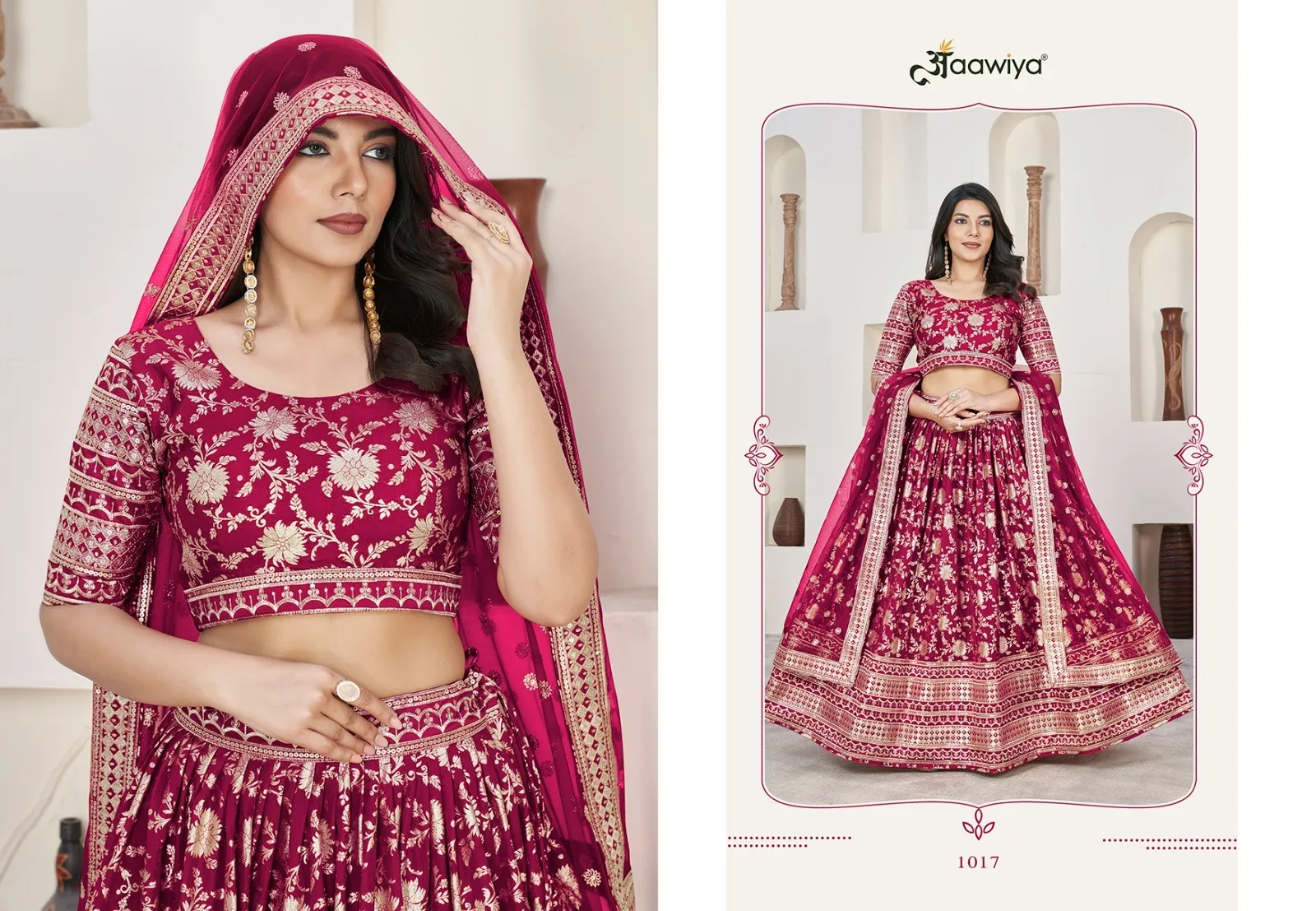 Jacquard Wedding Wear Lehenga Choli Aalisha Vol–01