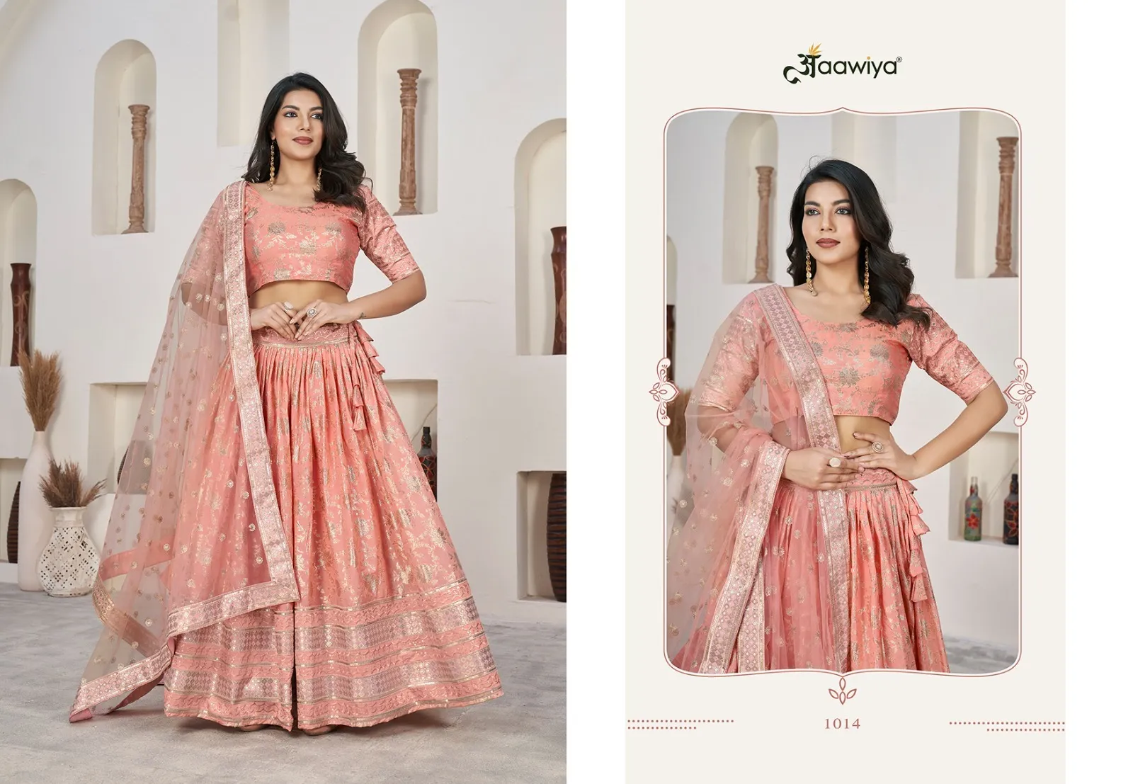 Jacquard Wedding Wear Lehenga Choli Aalisha Vol–01