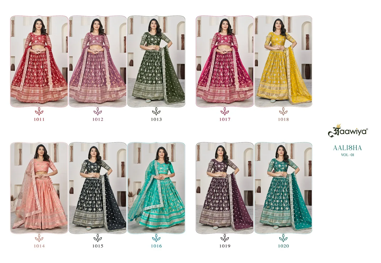 Jacquard Wedding Wear Lehenga Choli Aalisha Vol–01