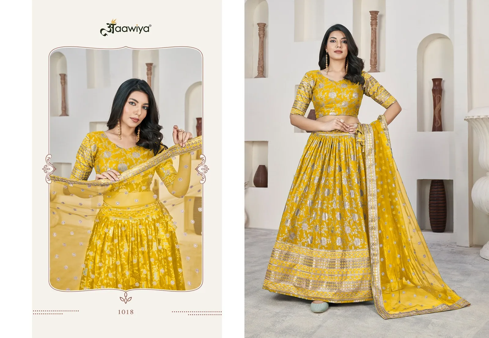 Jacquard Wedding Wear Lehenga Choli Aalisha Vol–01