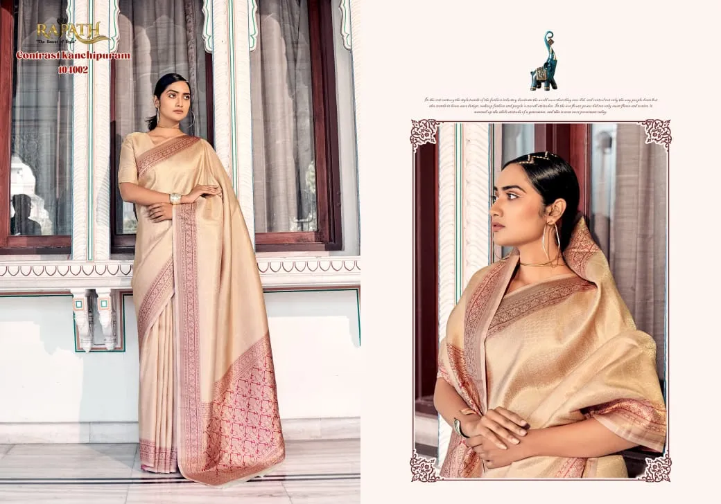 Kanjivaram Weaving Silk Saree Rajpath Aaidehi Silk