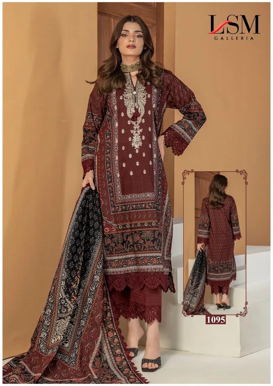Lawn Printed Suit Parian Dream Heavy Luxury Lawn Collection Vol 10