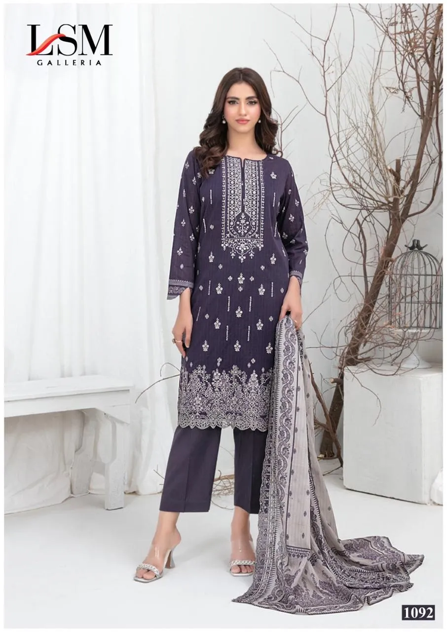 Lawn Printed Suit Parian Dream Heavy Luxury Lawn Collection Vol 10