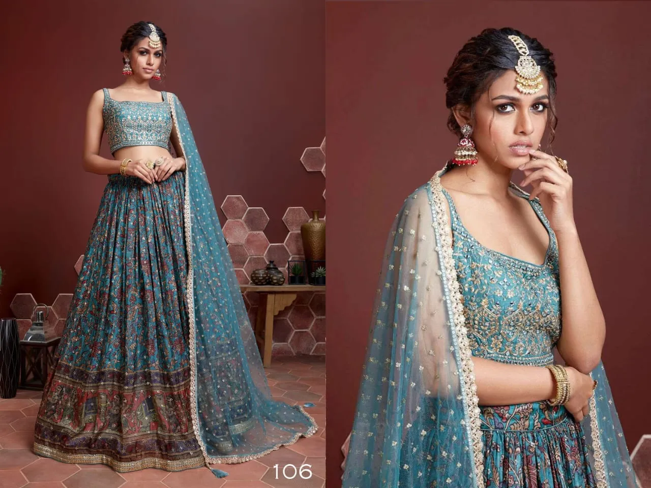 Leheriya Printed Lehenga Choli Zeel Vol 22