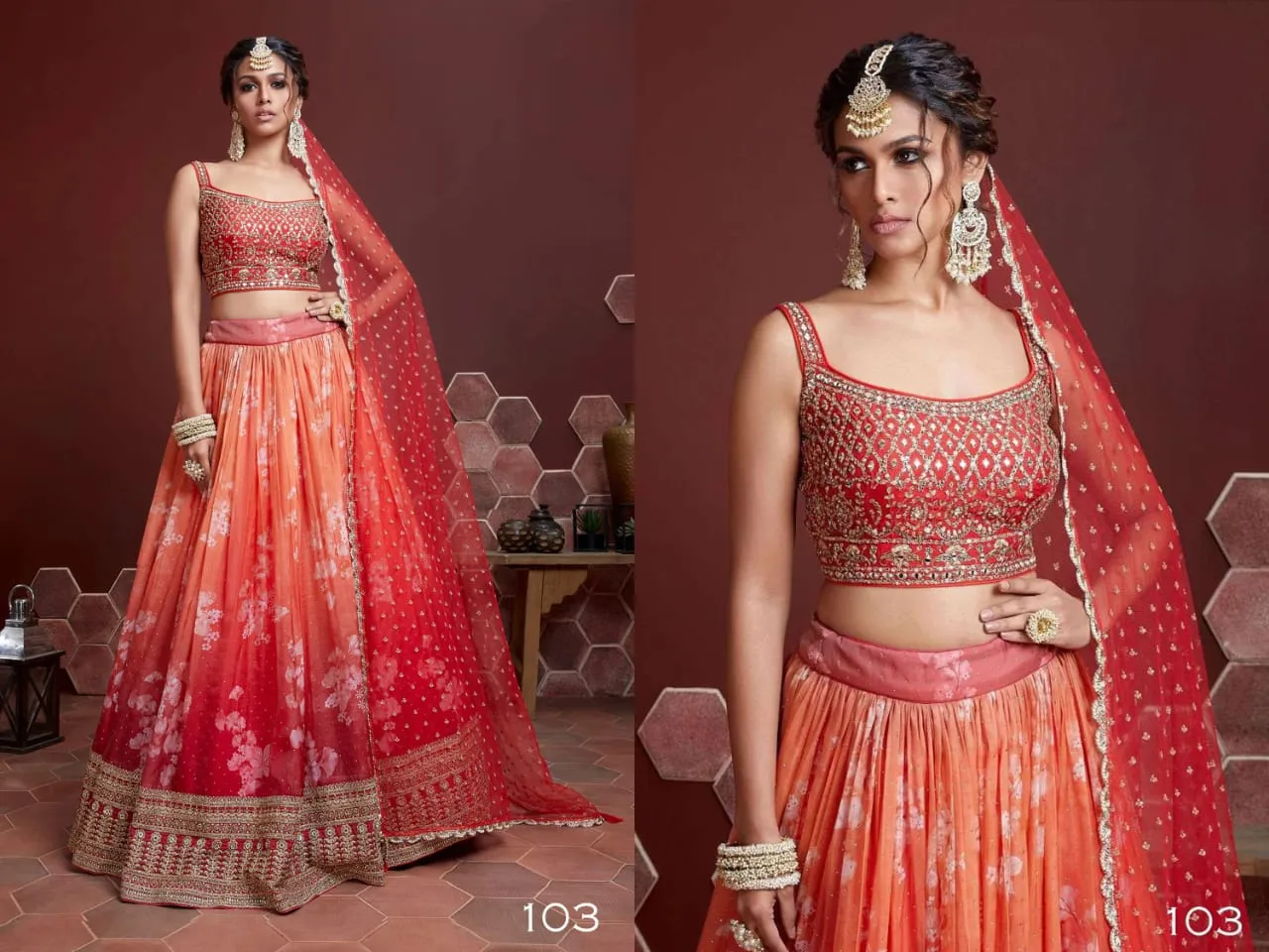 Leheriya Printed Lehenga Choli Zeel Vol 22