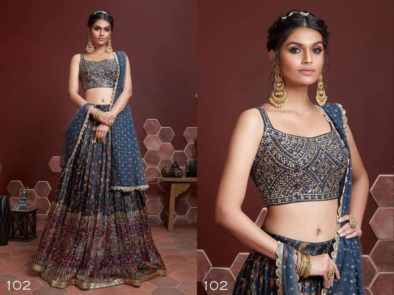Leheriya Printed Lehenga Choli Zeel Vol 22