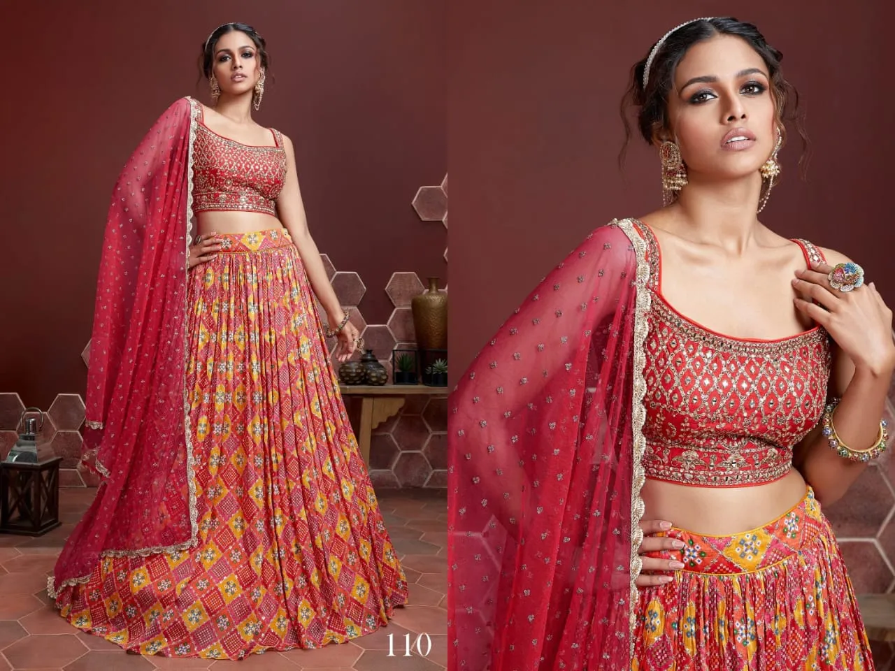 Leheriya Printed Lehenga Choli Zeel Vol 22
