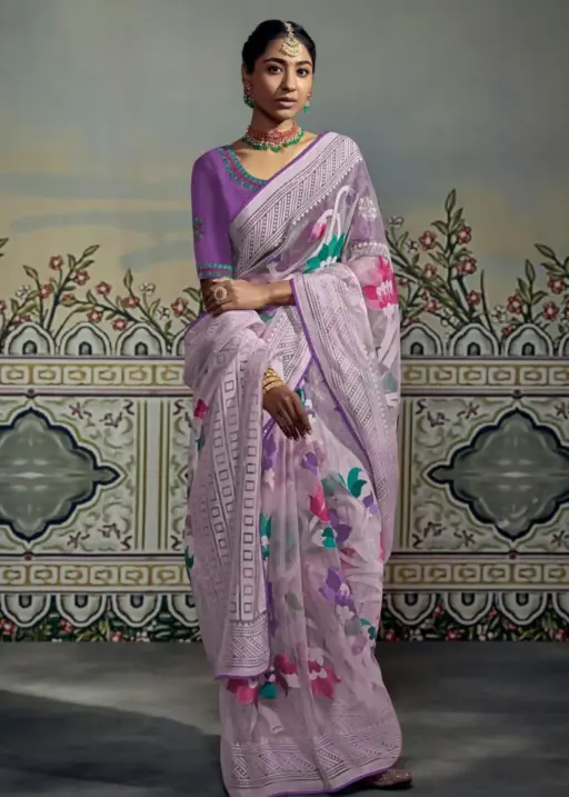 Light Shade Saree Festive Wear Meera Premium