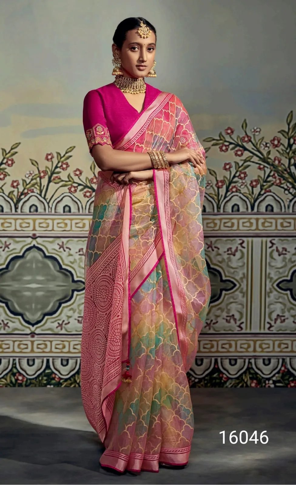 Light Shade Saree Festive Wear Meera Premium