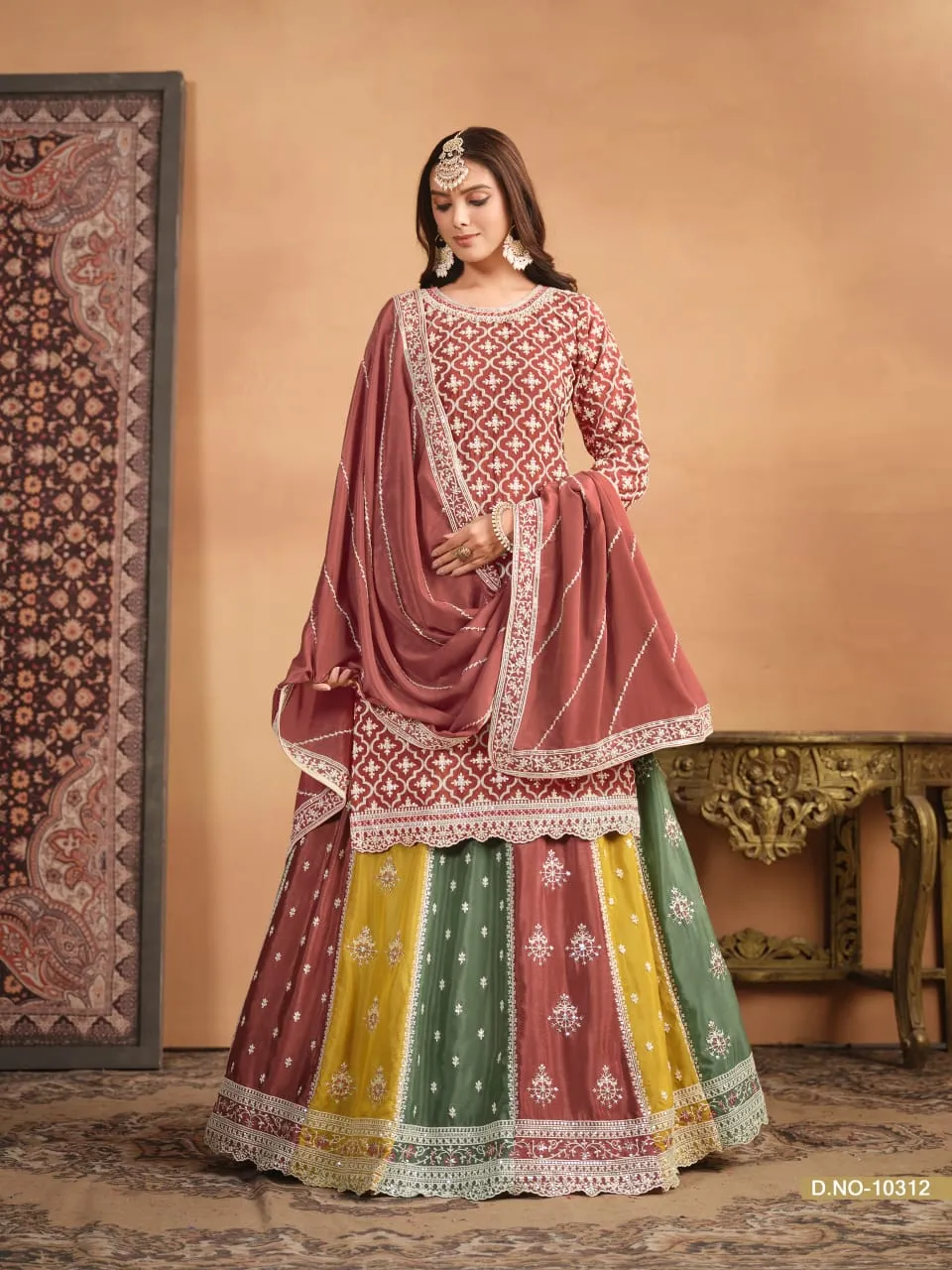 Party Wear Skirt Suit Anjuba Vol31