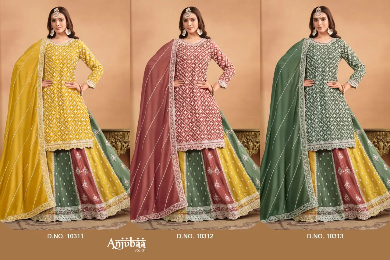 Party Wear Skirt Suit Anjuba Vol31