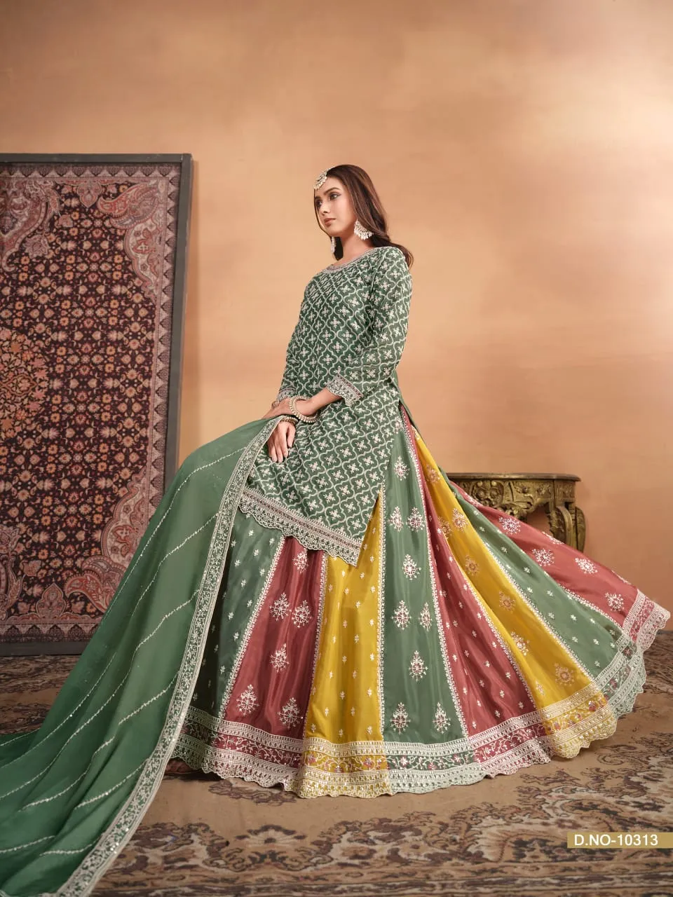 Party Wear Skirt Suit Anjuba Vol31