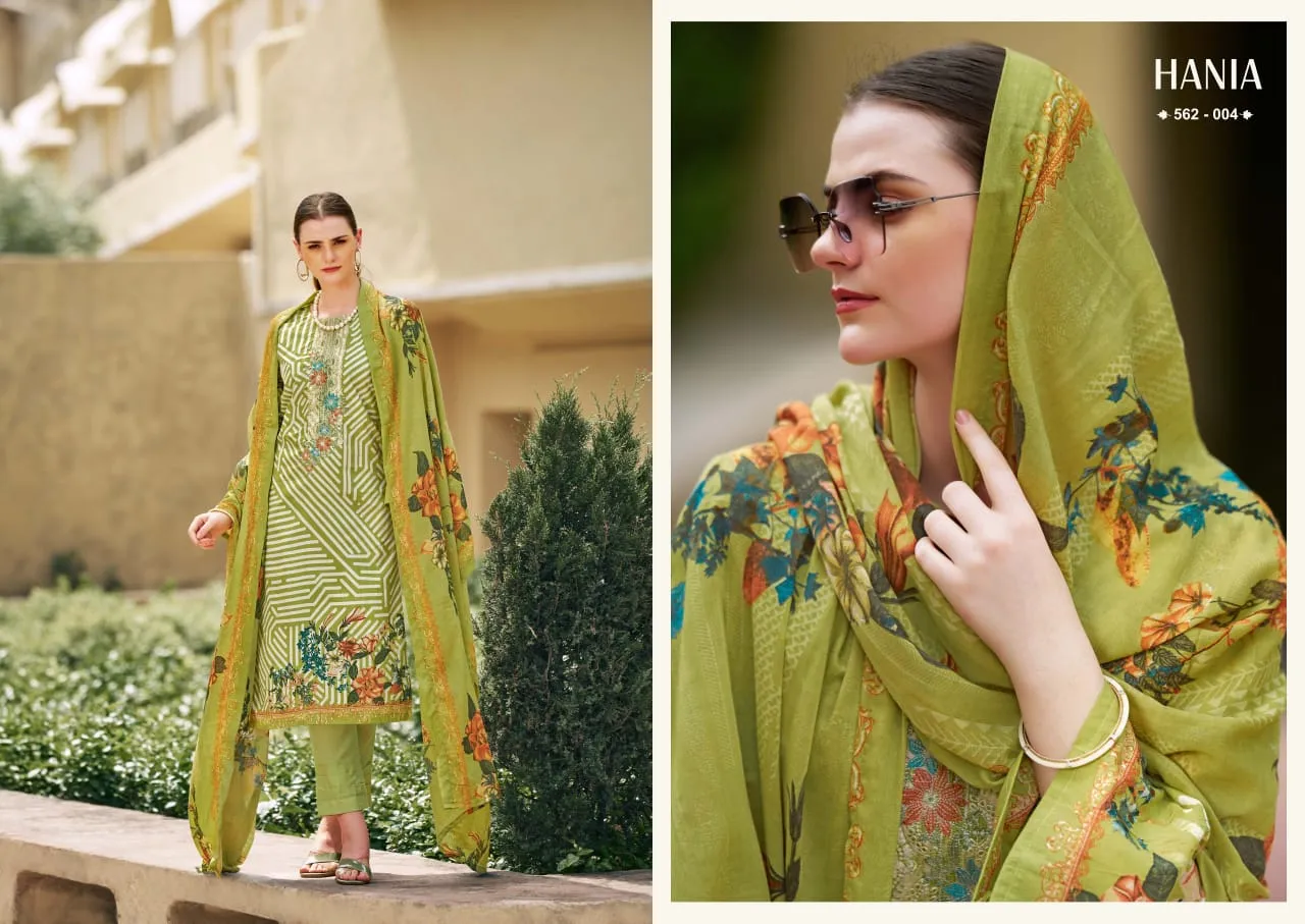 Pure Cotton Printed Ethnic Suit With Embroidery WorkZulfat Designer Hania Reloaded Catalog