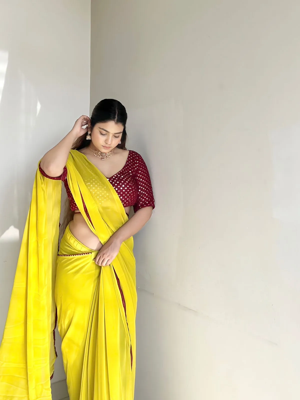 Ready To Wear Durga Puja Ethnic Saree Design 2024