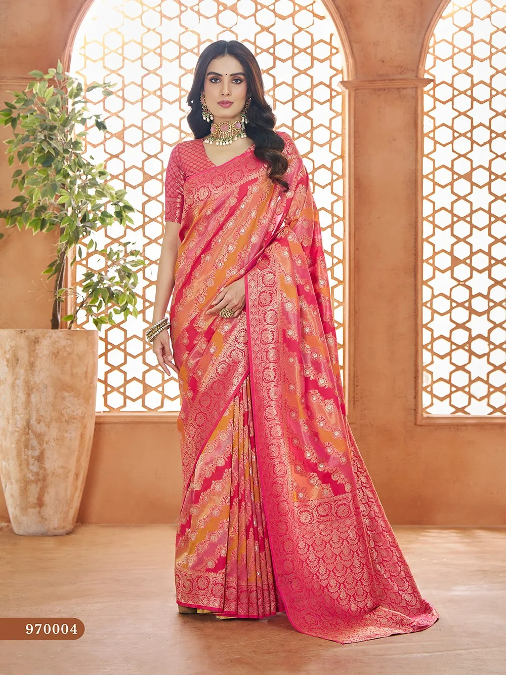 Soft Banarasi Silk Saree Festive Wear Shavitri Silk vol-1