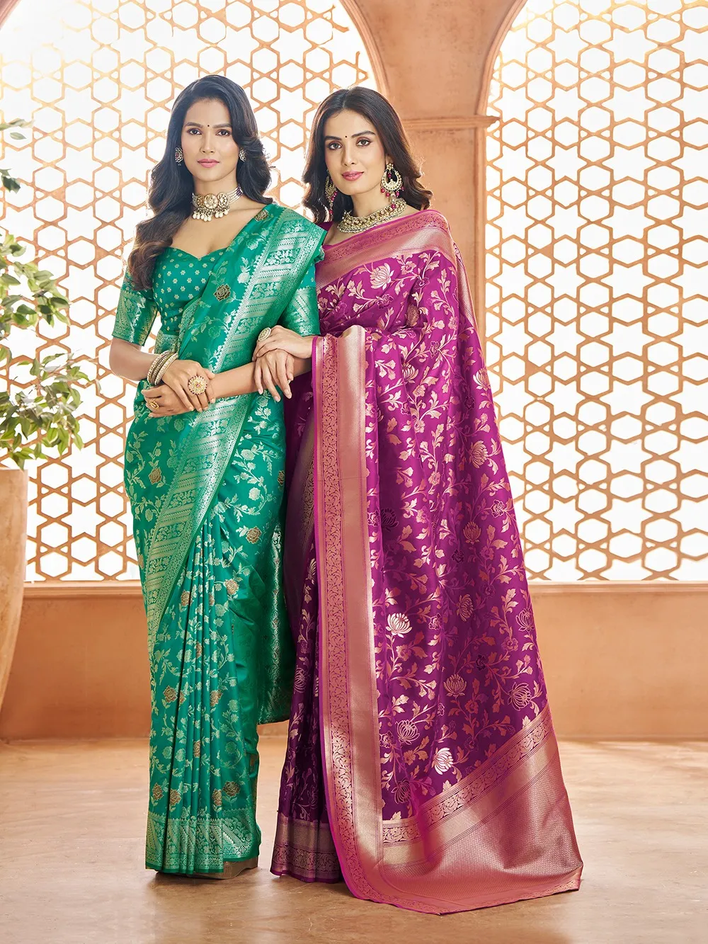 Soft Banarasi Silk Saree Festive Wear Shavitri Silk vol-1