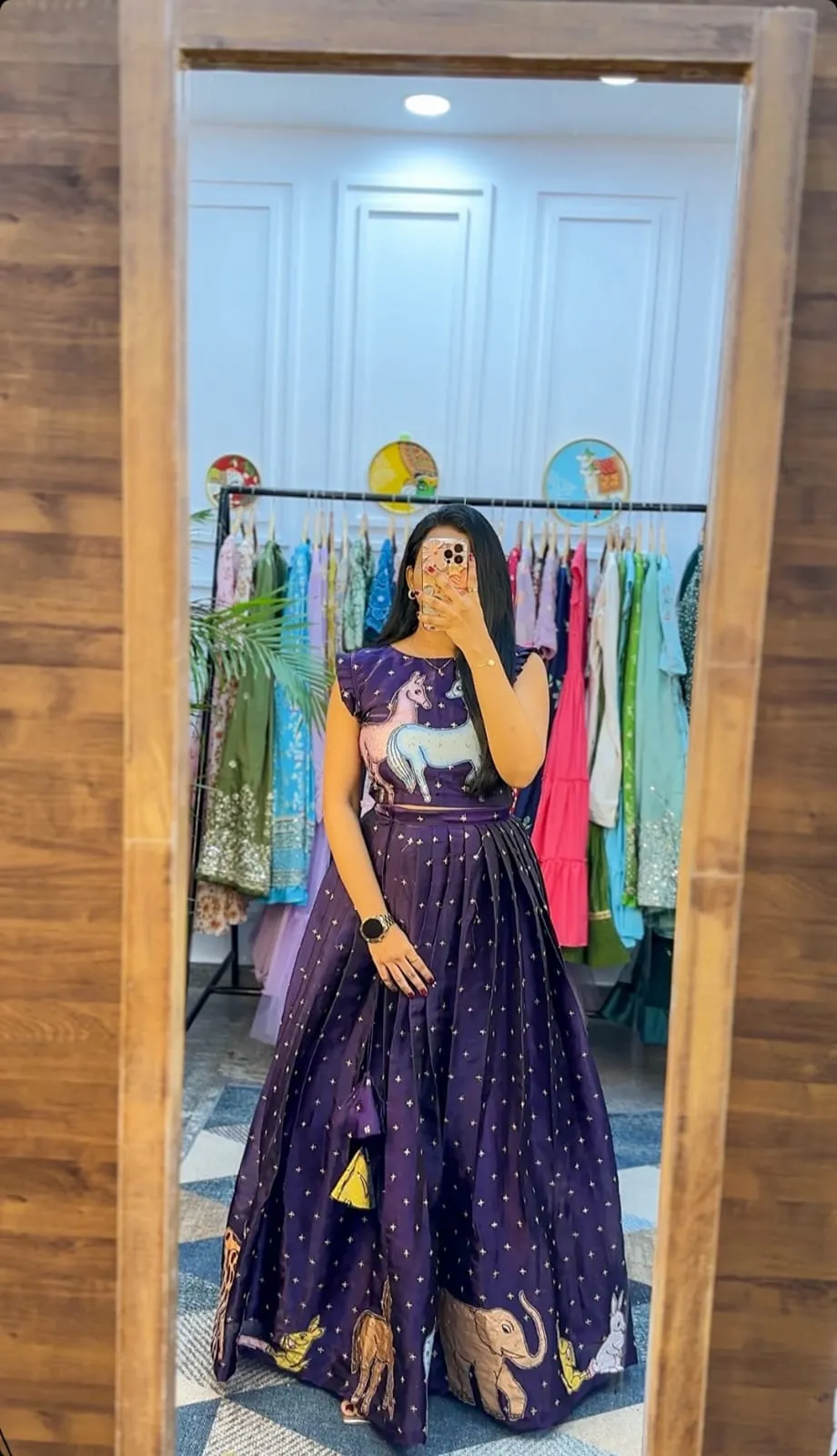 Trending Kalamkari Lehenga Choli
