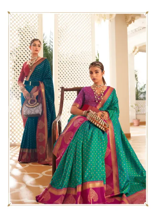 Wedding Banarasi Ethnic Saree Paithani Design Vrishabha Silk