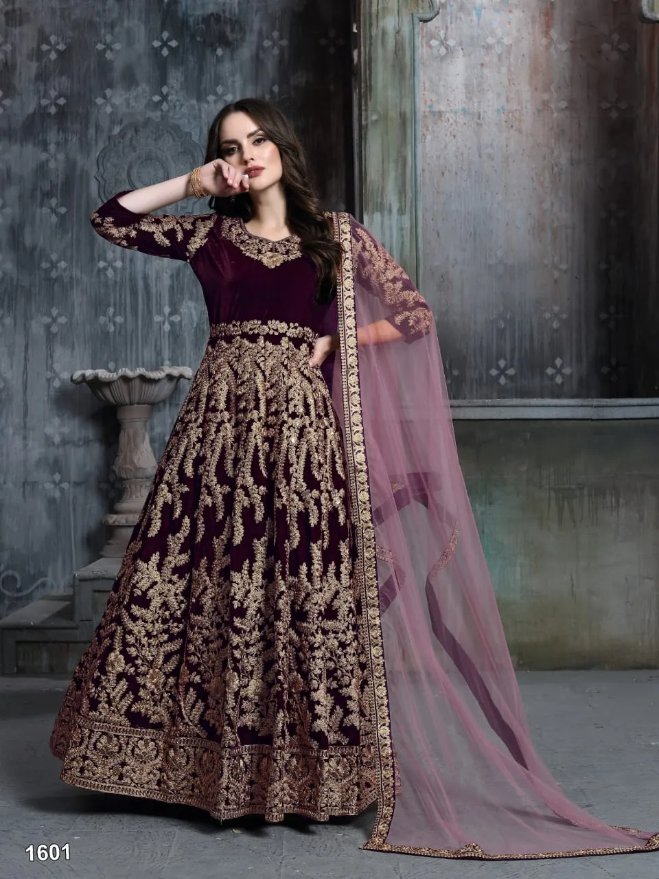 Winter Wear Velvet Anarkali Suit  Twisha vol 16