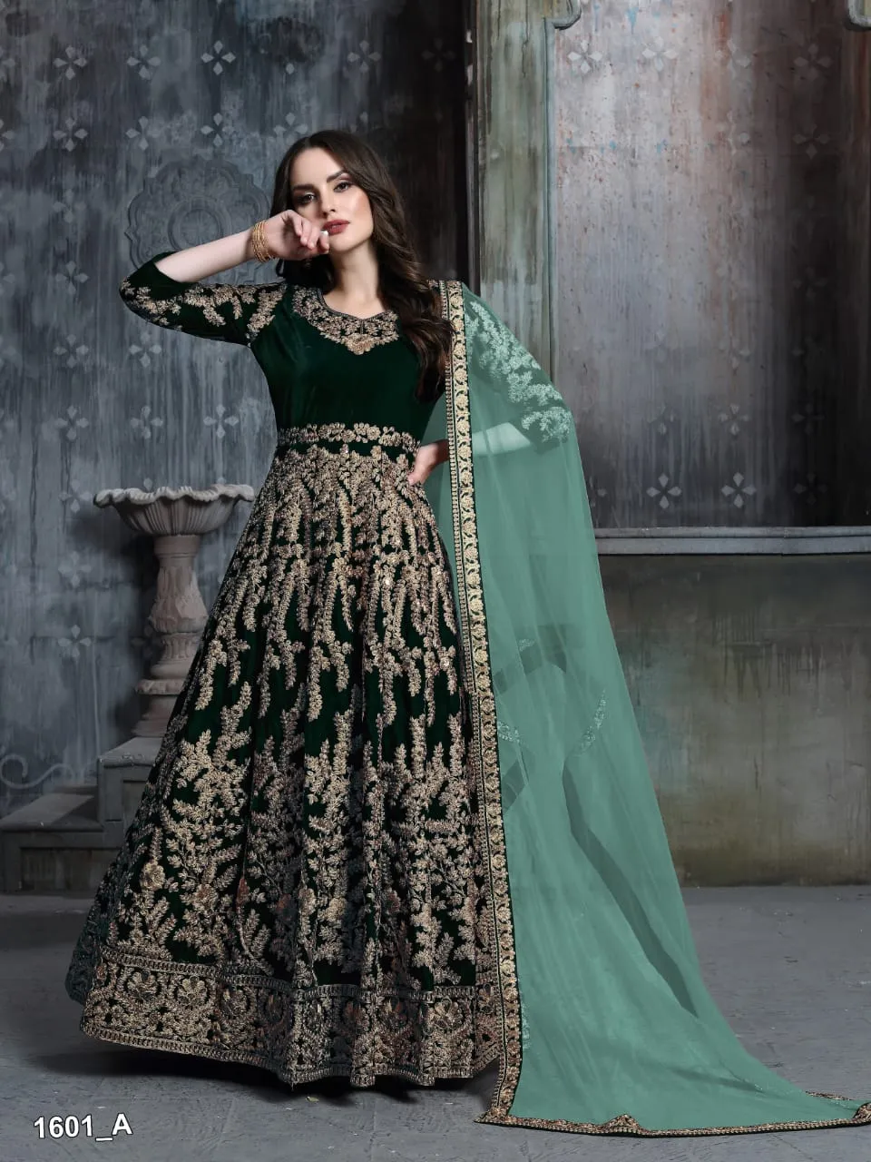 Winter Wear Velvet Anarkali Suit  Twisha vol 16