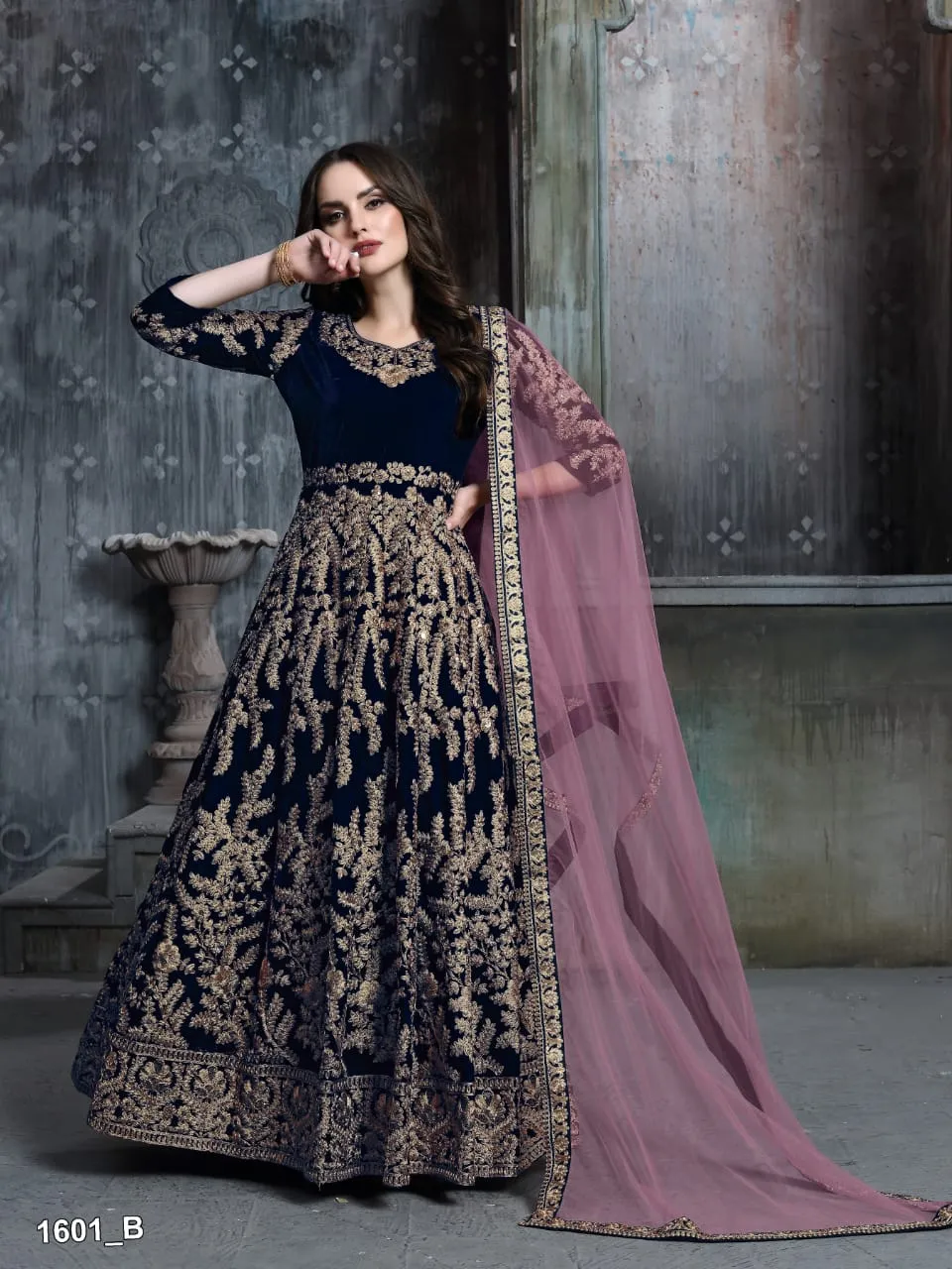 Winter Wear Velvet Anarkali Suit  Twisha vol 16