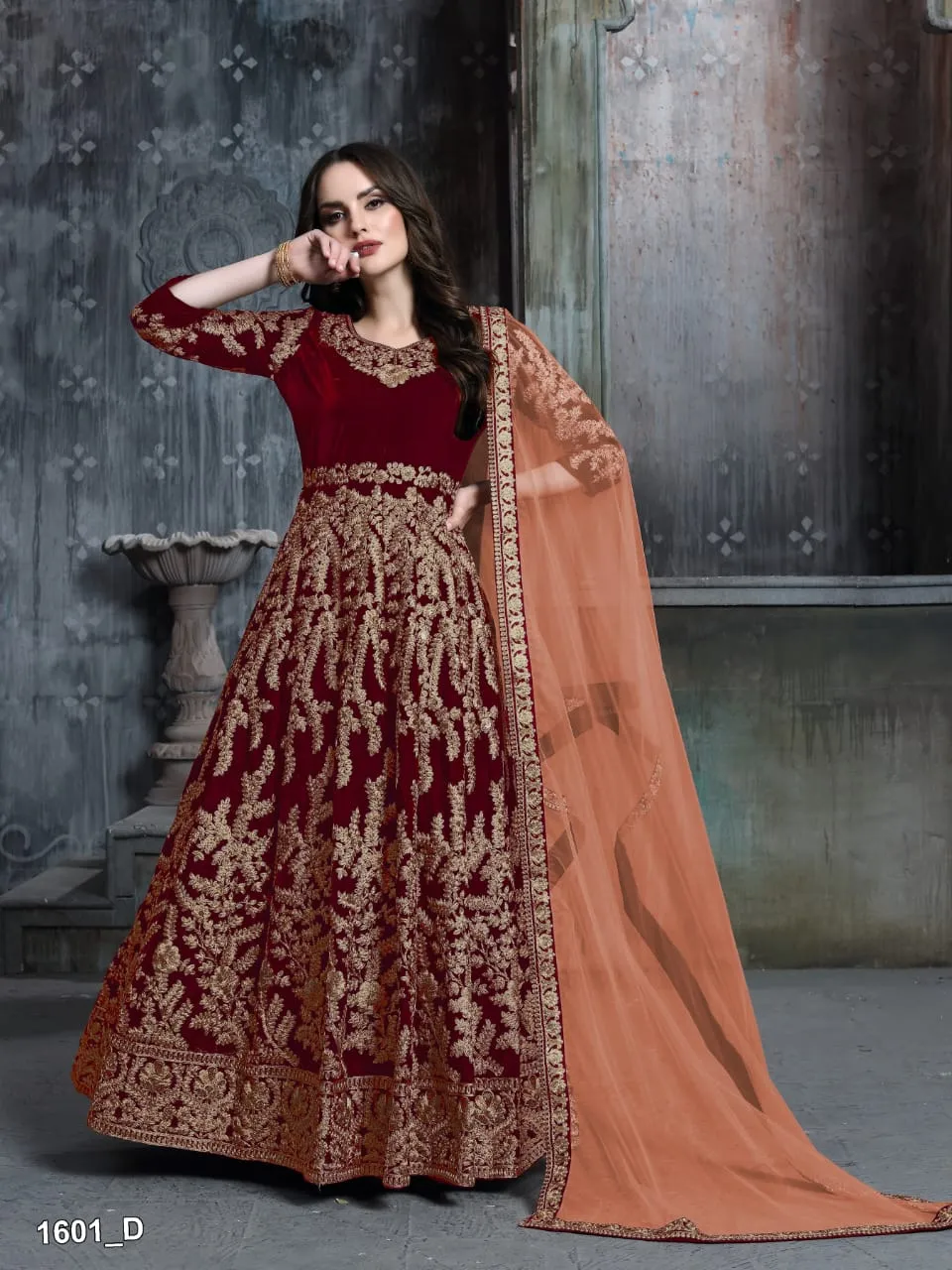 Winter Wear Velvet Anarkali Suit  Twisha vol 16