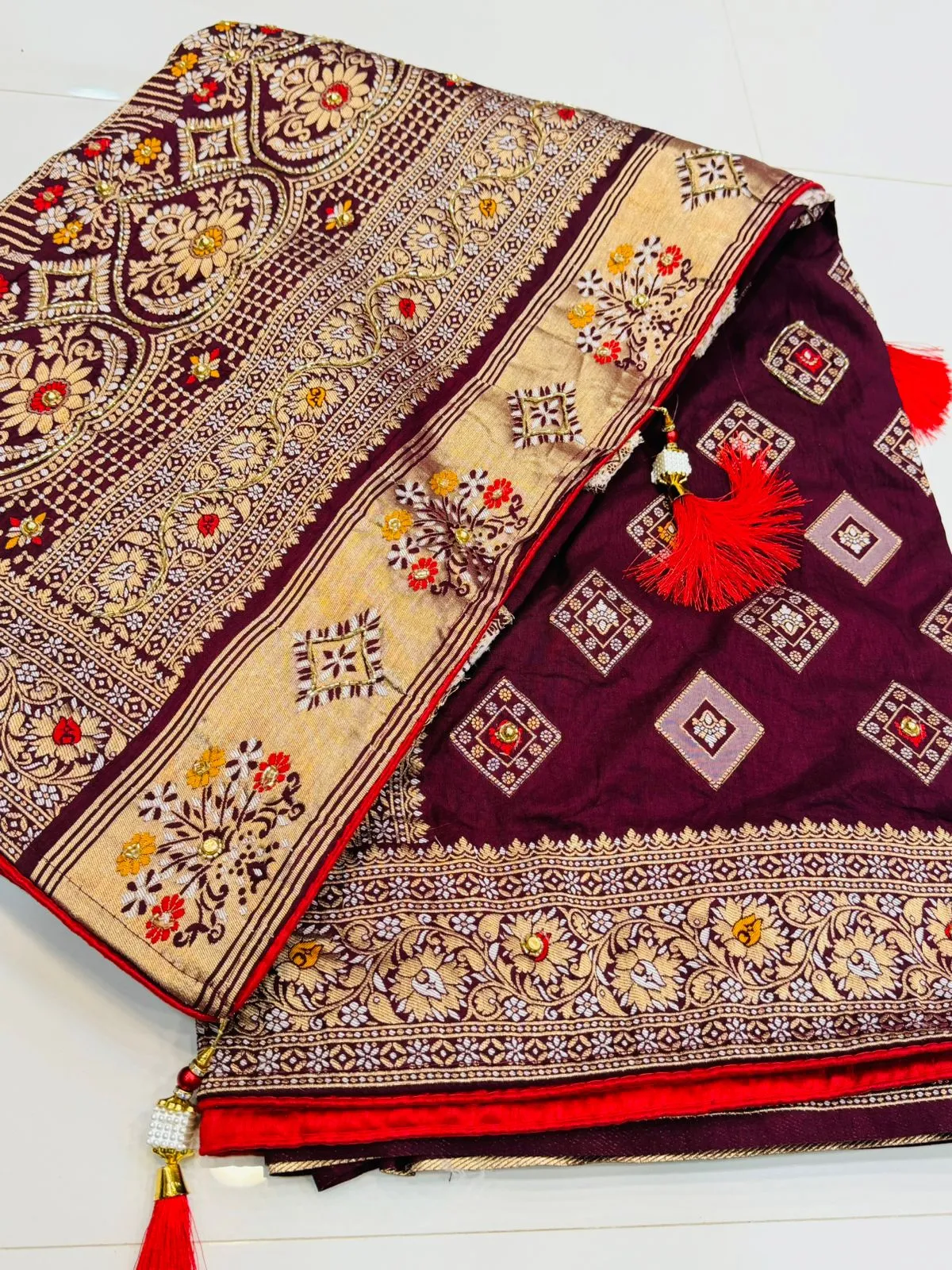 Festival Special Dola Silk Garchola Collections With Khatli Work 7247