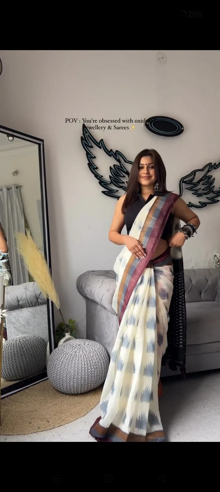 Trending Viral Saree Ethnic Wear