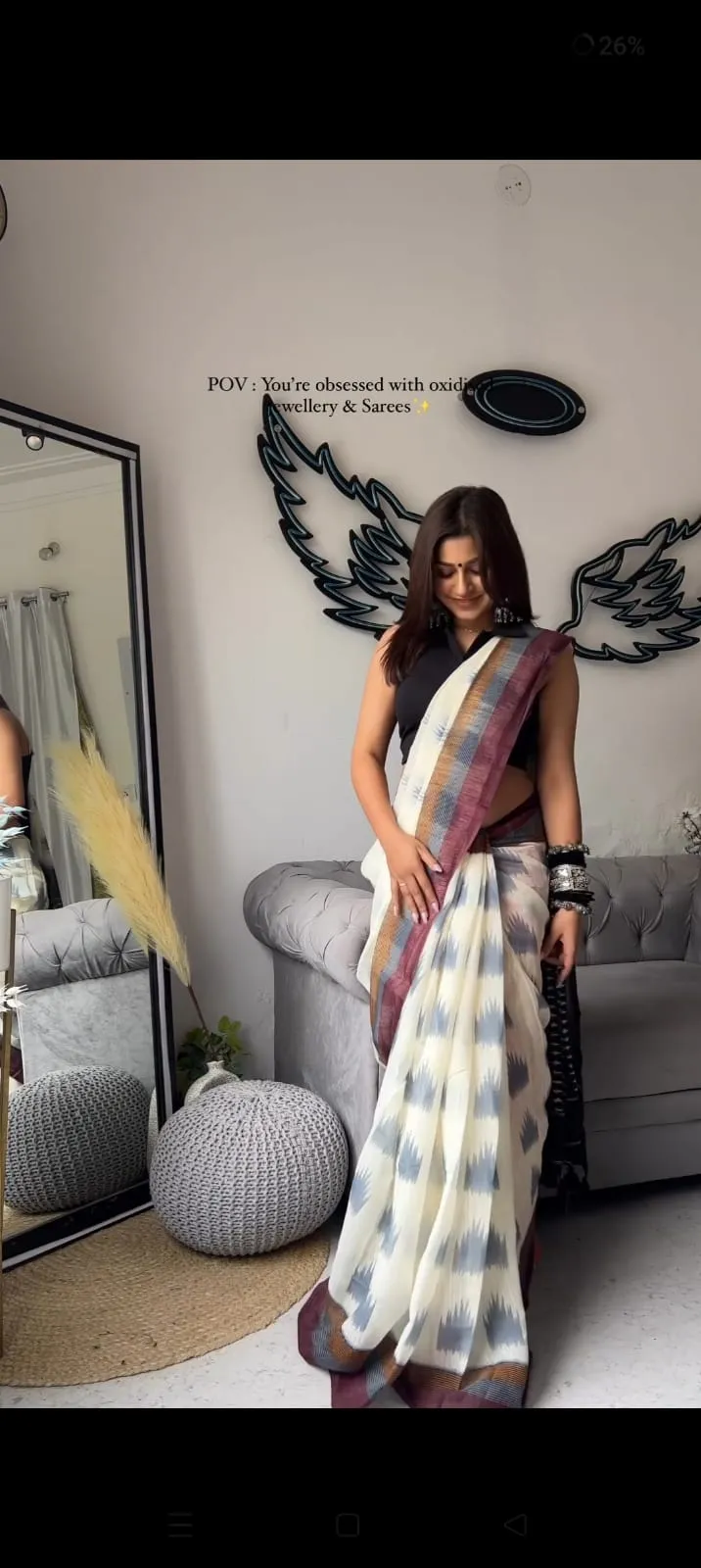 Trending Viral Saree Ethnic Wear