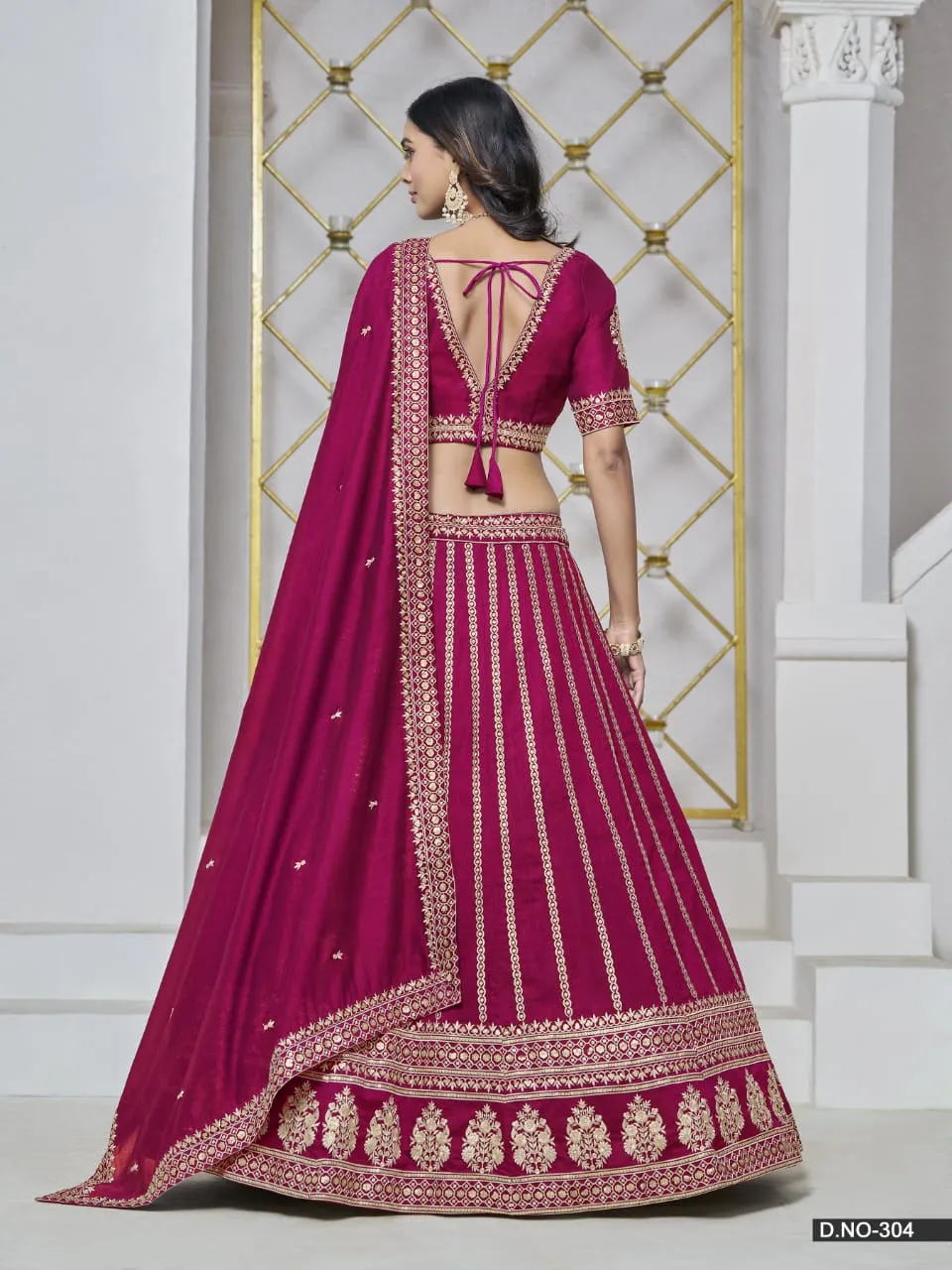 Bright Color Wedding Wear Lehenga Choli With Heavh Embroidery Mehvish Vol 3