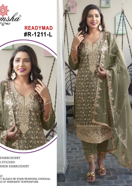 Readymade Pakistani Party Wear Salwar Suit Ramsha R-1211