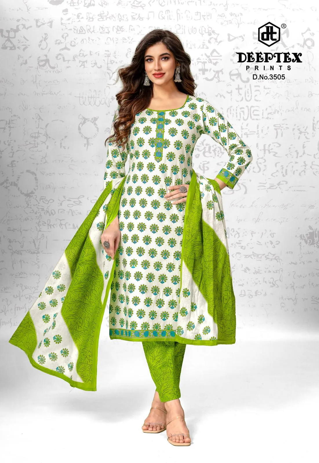Deeptex Chief Guest Vol 35 Daily Wear Unstitched Cotton Printed Straight Salwar Suit