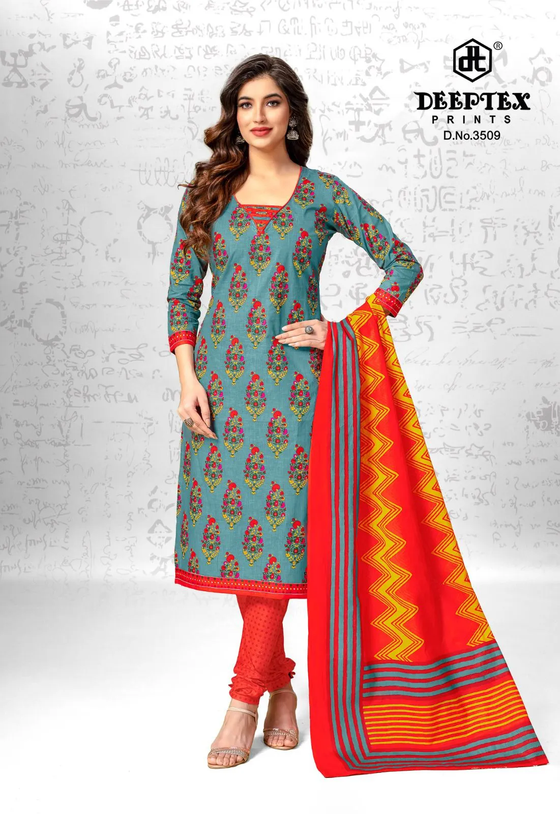 Deeptex Chief Guest Vol 35 Daily Wear Unstitched Cotton Printed Straight Salwar Suit