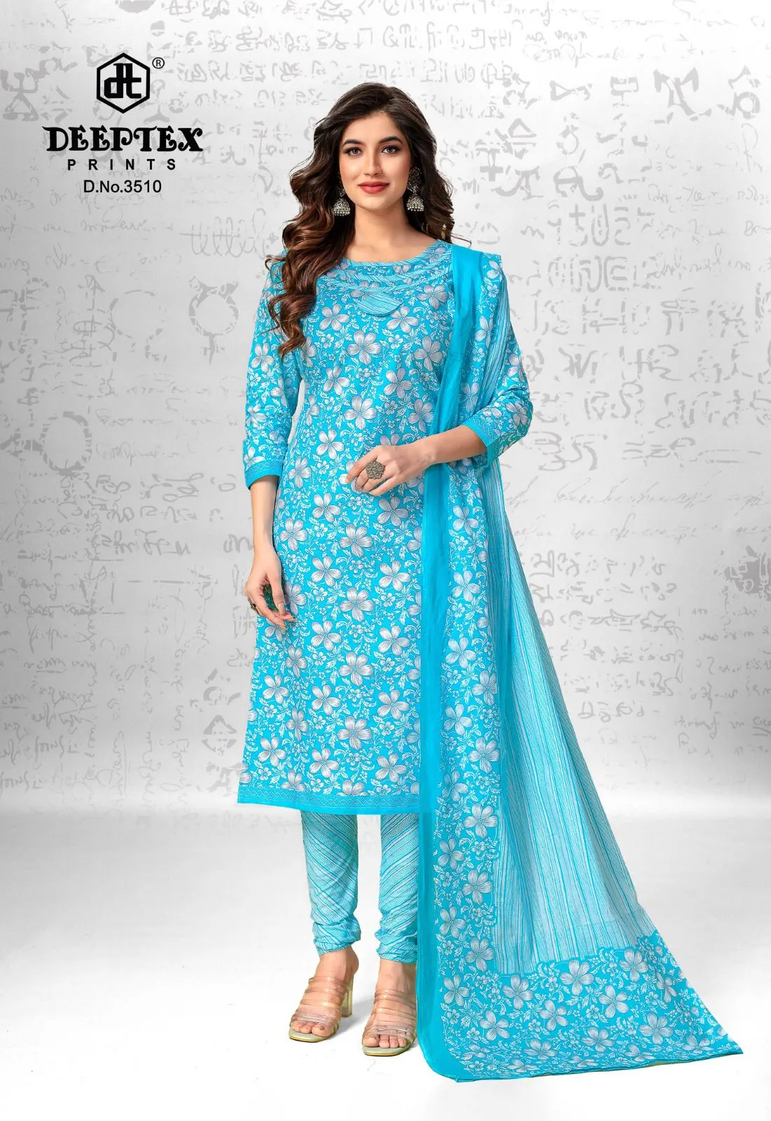 Deeptex Chief Guest Vol 35 Daily Wear Unstitched Cotton Printed Straight Salwar Suit