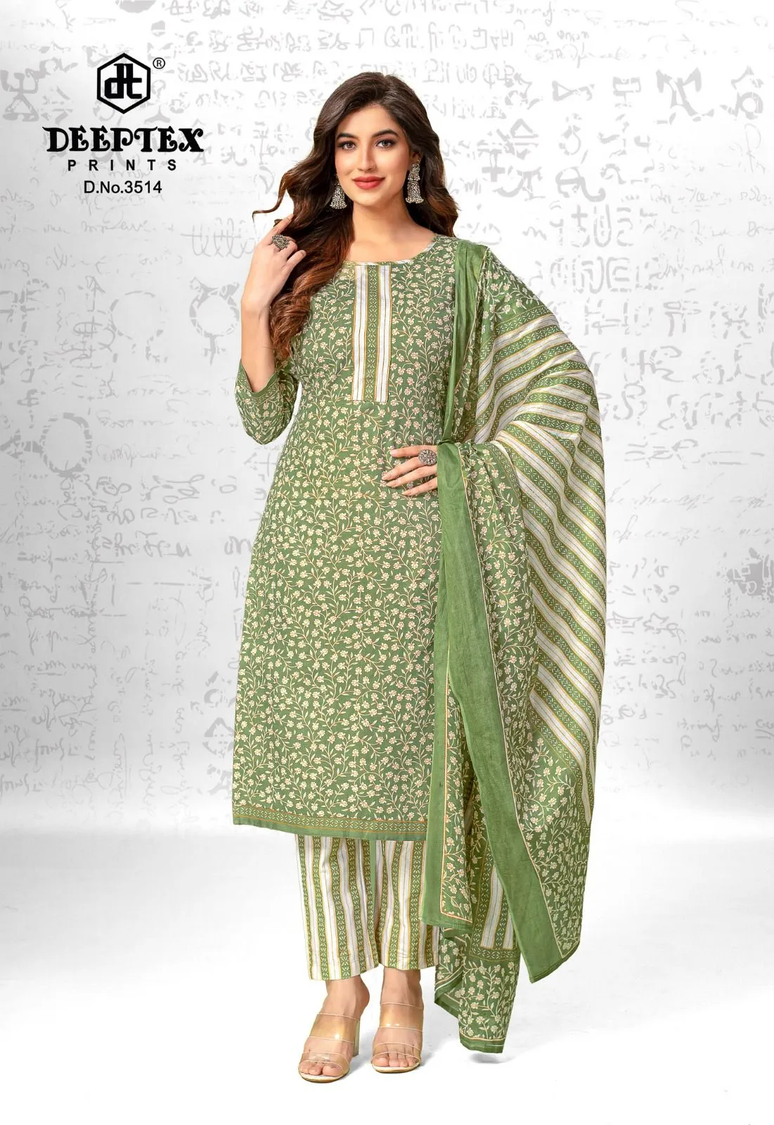 Deeptex Chief Guest Vol 35 Daily Wear Unstitched Cotton Printed Straight Salwar Suit